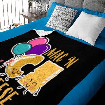 Discover Mac n Cheese Funny Baked Macaroni Pasta Gift Baby Blankets