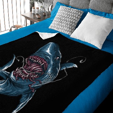 Discover Shark Shark Attack Baby Blankets