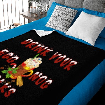 Discover Eggnog folks Baby Blankets