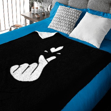 Discover Korean love sign Baby Blankets