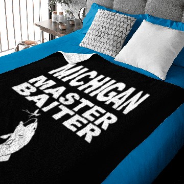 Discover Michigan Master Baiter Baby Blankets