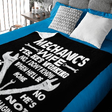 Discover mechanic, wife, job jobs work03 Baby Blankets