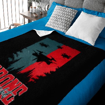 Discover Drone Retro Propeller Quadcopter Gift Pilot Baby Blankets