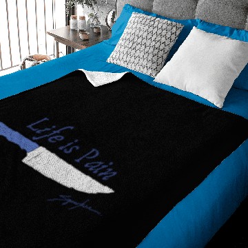 Discover Life is Pain Baby Blankets