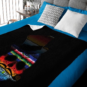 Discover Sugar Skull Design Baby Blankets