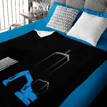 Discover Construction Life Baby Blankets