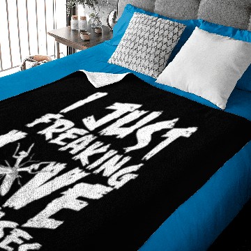 Discover Mantis insect love Baby Blankets