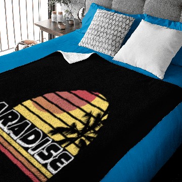 Discover Paradise Sunset Resort Baby Blankets