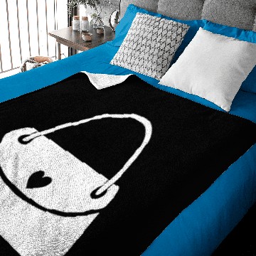 Discover Leather Purse Handbag Baby Blankets