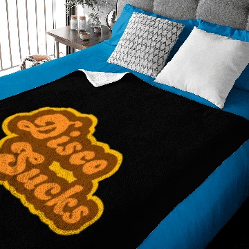 Discover Disco Sucks Baby Blankets