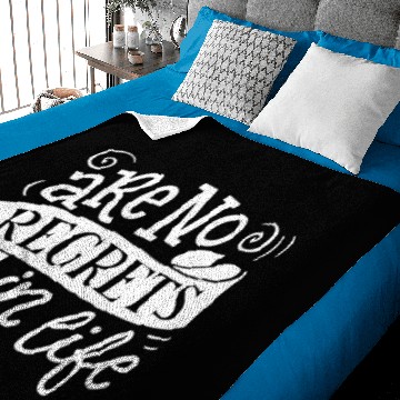 Discover Are no regrets in life funny Baby Blankets