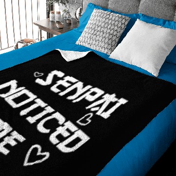 Discover Senpai Noticed Me Baby Blankets