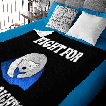 Discover Animal Rights Polar Bear Baby Blankets