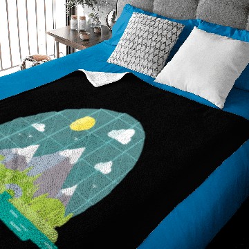 Discover travel wander explore Baby Blankets