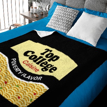 Discover Top College Cuisine Baby Blankets