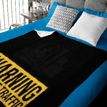 Discover Warning Forklift Traffic Baby Blankets