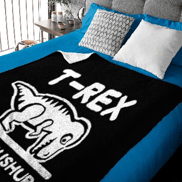 Discover trex hates push Postal Service Baby Blankets