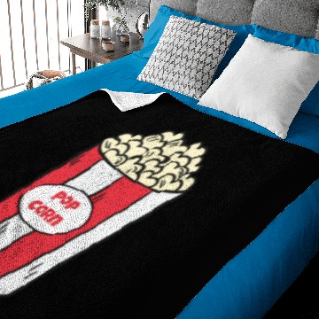 Discover Pop Corn design Baby Blankets
