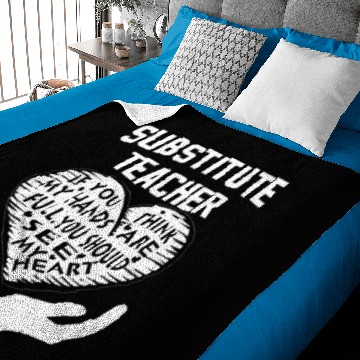 Discover Substitute Teacher Baby Blankets