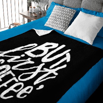 Discover But first coffee lettering Baby Blankets