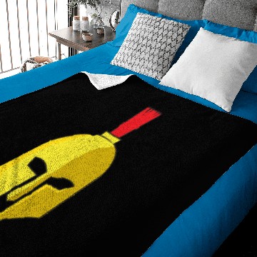 Discover Sparta Helmet Baby Blankets