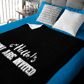 Discover Hello you are invited Baby Blankets
