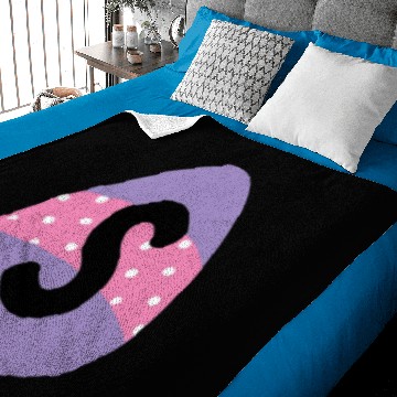 Discover Easter Letter S Monogram Dark 65899726Easter Lette Baby Blankets