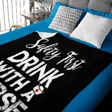 Discover Nurse Safety Drink Baby Blankets