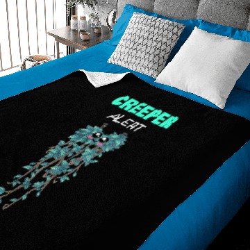 Discover Creeper Alert Funny Vine Pun Baby Blankets