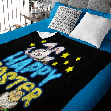 Discover Happy Easter Day-Easter Bunny Egg Hunt Baby Blankets