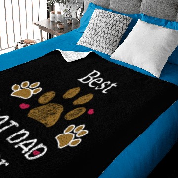 Discover Best cat dad ever Baby Blankets