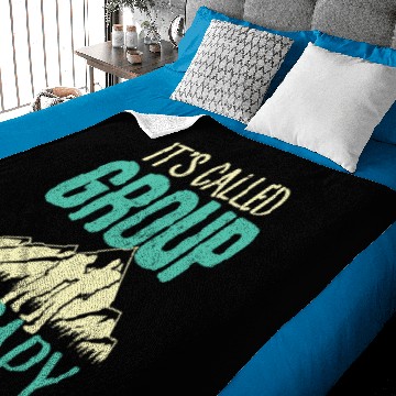 Discover Hiking Group Therapy Baby Blankets