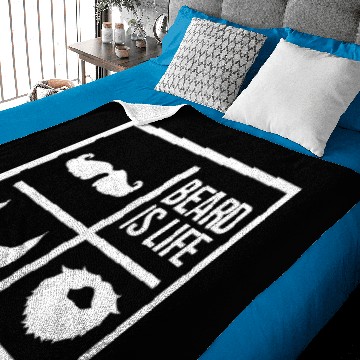 Discover Beard is life Movember beardy Baby Blankets