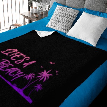 Discover LIFES A BEACH Baby Blankets