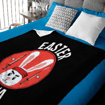 Discover Easter Ninja Funny Easter Baby Blankets Fun Easter Bunny