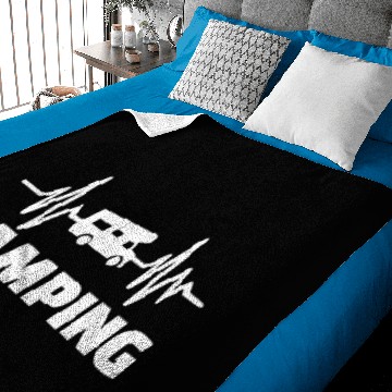 Discover camping grande Baby Blankets