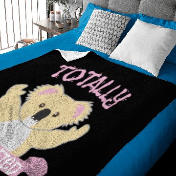 Discover Koala Bear Cute cuddle funny sweet gift Baby Blankets