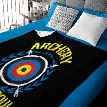 Discover Archery Arrow Longbow Archer Bullseye Gift Baby Blankets