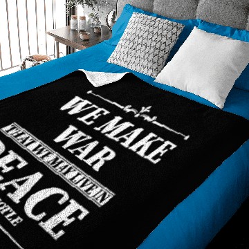 Discover Philosophy Live in Peace Baby Blankets