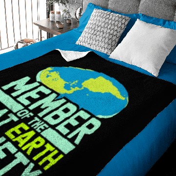 Discover flat earth merchandise Baby Blankets