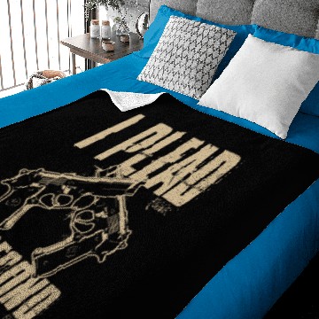 Discover I Plead The Second Funny Pro Gun 2nd Amendment Baby Blankets