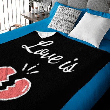 Discover love is broken - broken hearts Baby Blankets