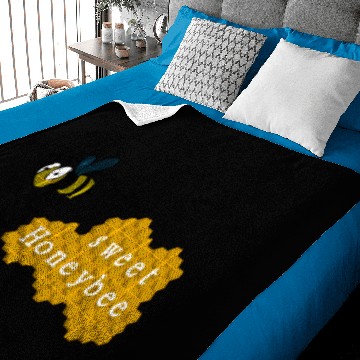 Discover Sweet honey bee collection Baby Blankets