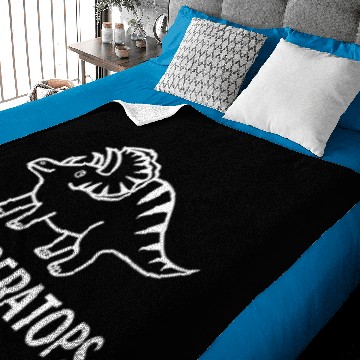 Discover Triceratops Baby Blankets