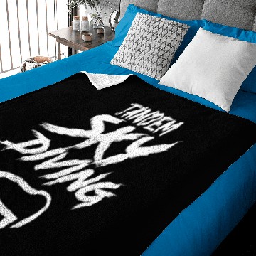 Discover Jump Skydive Skydiving Skydiver Tandem Baby Blankets