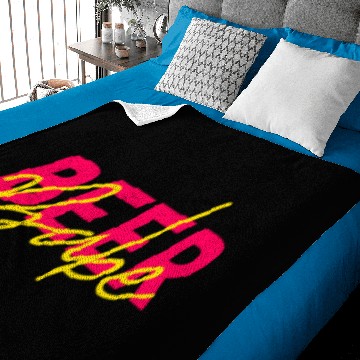 Discover Beer Babe graphic | Bar Maid / Bar Tender / Baby Blankets