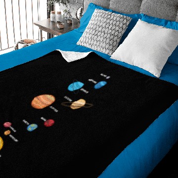 Discover Solar System Baby Blankets