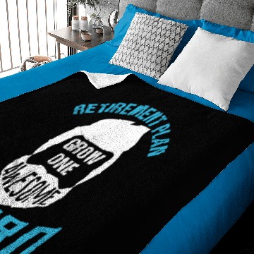 Discover Retirement Plan Grow One Awesome Beard Baby Blankets