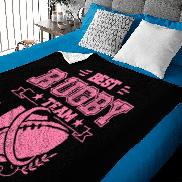 Discover Rugby Player Rugby Player Rugby Player Baby Blankets
