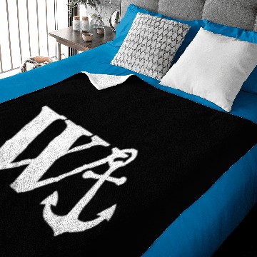 Discover W Anchor Mens Funny Offensive Baby Blankets